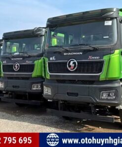 Dàn xe tải ben 4 giò Shacman X5000 Weichai 400HP cầu dầu quá đẹp