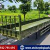 Mooc sàn lửng CIMC HUAJUN 3 trục 40 feet 2025 mới - Loại lốp không săm
