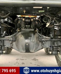 Khung gầm của xe ben 4 giò Shacman H3000S Weichai 400HP mới