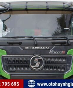 Logo của xe ben 4 giò Shacman H3000S Weichai 400HP mới