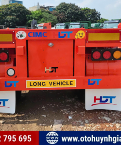 Mặt sau mooc xương Cimc Huajun 2 dí 40 feet mới