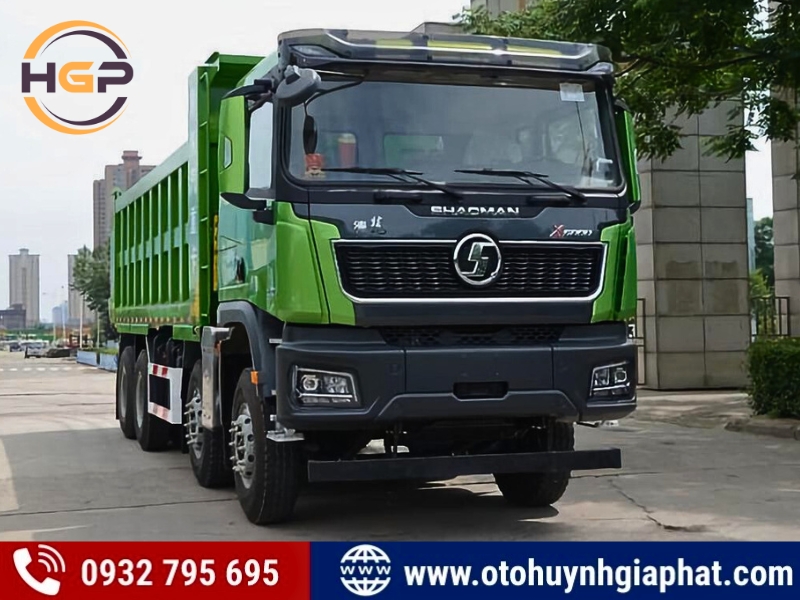 Xe tải ben 4 giò Shacman X5000 Weichai 400HP cầu dầu - Hỗ Trợ ngân hàng cao