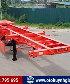 Mooc xương CIMC HUAJUN 3 trục 40 feet sản xuất 2025 siêu cứng cáp