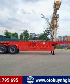 Mooc xương CIMC HUAJUN 3 trục 40 feet - Hàng sẵn
