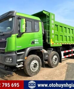 Phân phối toàn quốc - Xe ben 4 chân Shacman X5000 Weichai 400HP - Thùng vuông