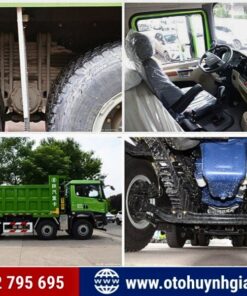 Xe tải ben 4 giò Shacman X5000 Weichai 400HP siêu cứng cáp
