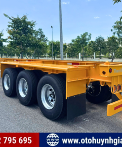 Mooc cổ cò Thaco 3 trục 45 FT mới - Loại 4 khóa tải 33.58 tấn