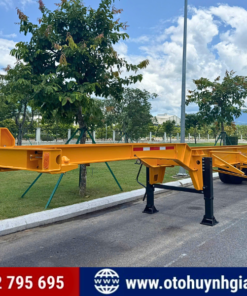 Mooc cổ cò Thaco 3 trục 45 FT mới - Loại 4 khóa tải 33.58 tấn