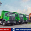 Hàng sẵn giao ngay - Xe tải ben 3 chân H3000S Cummins 385HP cầu dầu