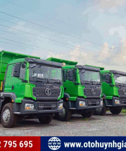 Hàng sẵn giao ngay - Xe tải ben 3 chân H3000S Cummins 385HP cầu dầu