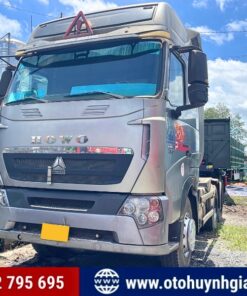 Hồ sơ có sẵn, giao ngay - Xe đầu kéo Howo A7 380HP cầu dầu 2021 cũ
