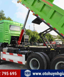 Xe tải ben 3 chân H3000S Cummins 385HP cầu dầu siêu cứng cáp