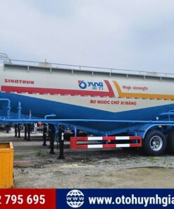 Rơ mooc xi téc chở xi măng YUNLI 30m3 - Linh hoạt vận chuyển
