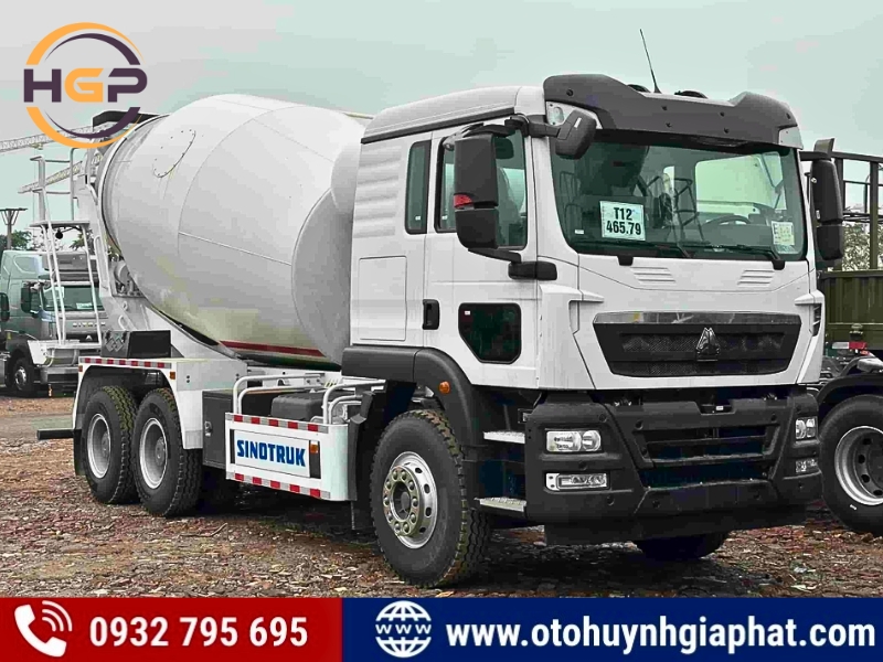 Xe bồn trộn Howo