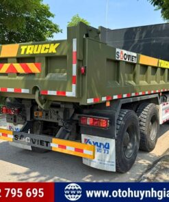 Xe tải ben tự đổ Howo TX400 thùng vuông siêu gia cường
