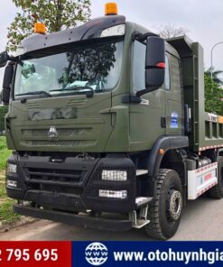 Xe tải ben 3 chân Howo TX400 thùng vuông