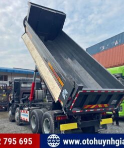 Toàn cảnh xe tải ben Shacman H3000S Weichai 340HP tải 16.8 tấn