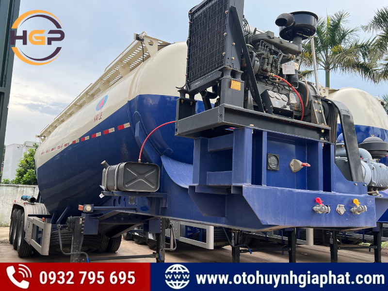 Mooc bồn xi téc chở xi măng rời Kaile 36 khối 2025 siêu cứng cáp