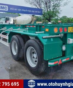 Phân phối - Mooc xương CIMC DONGGUAN 2 trục 40 feet tải 29.7 tấn mới