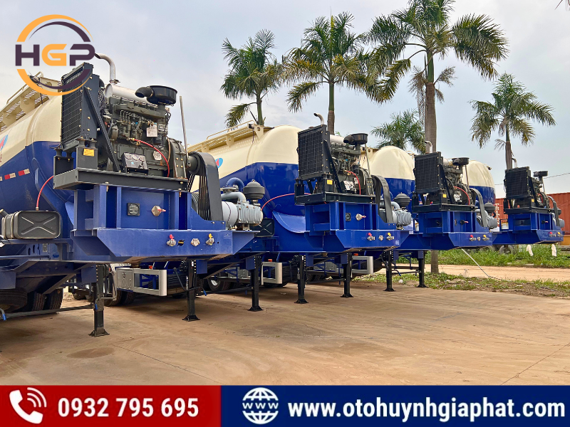 Hàng sẵn - Mooc xi téc chở xi măng rời Kaile 36 khối 2025