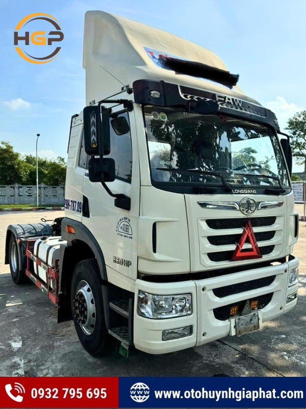 Thanh lý mềm xe đầu kéo Faw Han V 1 cầu 260HP đời 2021 cũ