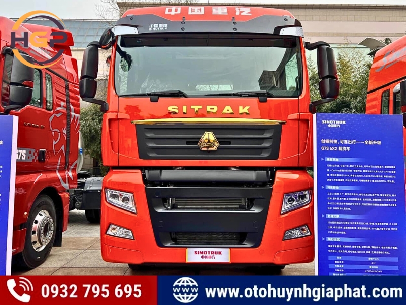Xe đầu kéo Howo Sitrak G7 máy 540HP cầu láp mới