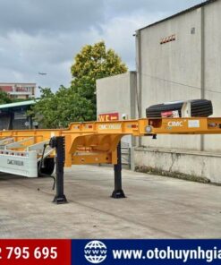 Sơ mi rơ mooc cổ cò CIMC DONGGUAN 3 trục 45 feet mới
