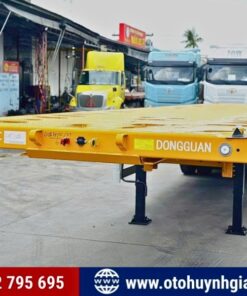 Sơ mi rơ mooc sàn CIMC DONGGUAN 3 trục 40 feet mới