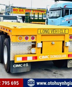 Phân phối toàn quốc - Rơ mooc sàn CIMC DONGGUAN 3 trục 40 feet