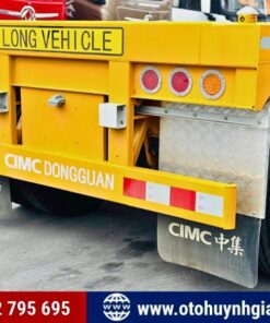Mặt sau của mooc sàn CIMC DONGGUAN 3 trục 40 feet mới