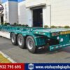 Sơ mi rơ mooc cổ cò CIMC DONGGUAN 3 trục 45 feet mới
