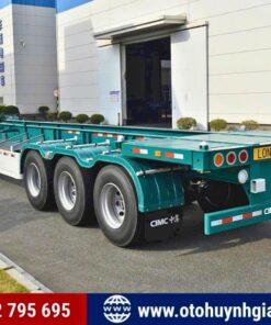 Sơ mi rơ mooc cổ cò CIMC DONGGUAN 3 trục 45 feet mới