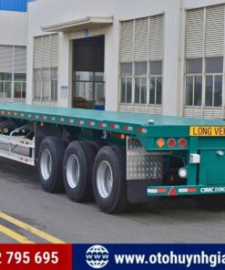Sơ mi rơ mooc sàn CIMC DONGGUAN 3 trục 45 feet tải 31 tấn