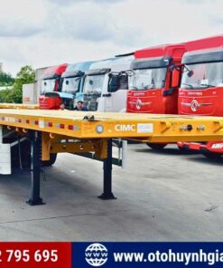 Giá rơ mooc sàn CIMC DONGGUAN 3 trục 40 feet