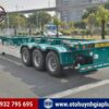 Rơ mooc xương 3 trục 45 feet Cimc Dongguan siêu cứng cáp