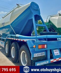 Phân phối toàn quốc - Rơ mooc bồn xi téc chở xi măng rời Soosan 3 rốn xả