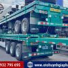 Phân phối toàn quốc - Rơ mooc sàn CIMC DONGGUAN 3 trục 45 feet tải 31 tấn