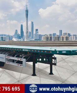 Rơ mooc sàn CIMC DONGGUAN 3 trục 45 FT tải 31 tấn