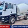 Hàng sẵn - Xe bồn trộn bê tông HOWO TX 350HP 10 khối