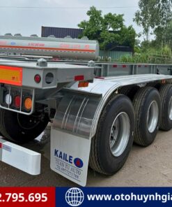 Mooc xương 3 trục 45 feet Kaile tải 32.9 tấn - Lốp không ruột
