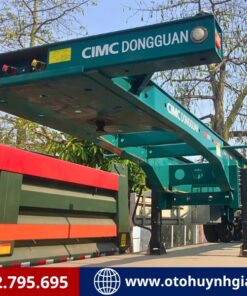Sơ mi rơ mooc xương 3 trục 40 feet Cimc Dongguan mới
