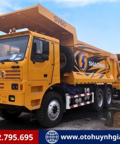 Xe ben Shacman cabin lệch 385HP Cummins