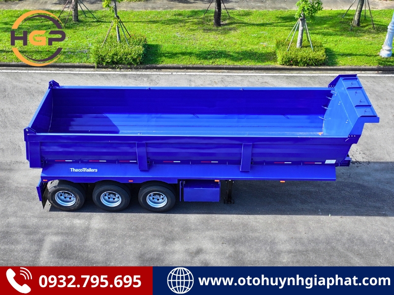 Giá bán mooc ben tự đổ Thaco ty ben Hyva