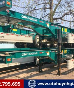 Giá bán rơ mooc xương 3 trục 40 feet Cimc Dongguan