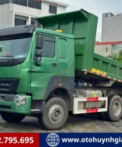 Sẵn hàng - Xe tải ben Howo cabin V7G 380HP thùng vuông 3 chân