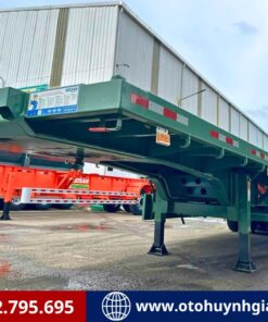 Sơ mi rơ mooc sàn Soosan 40 feet 3 trục mẫu mới nhất 2026