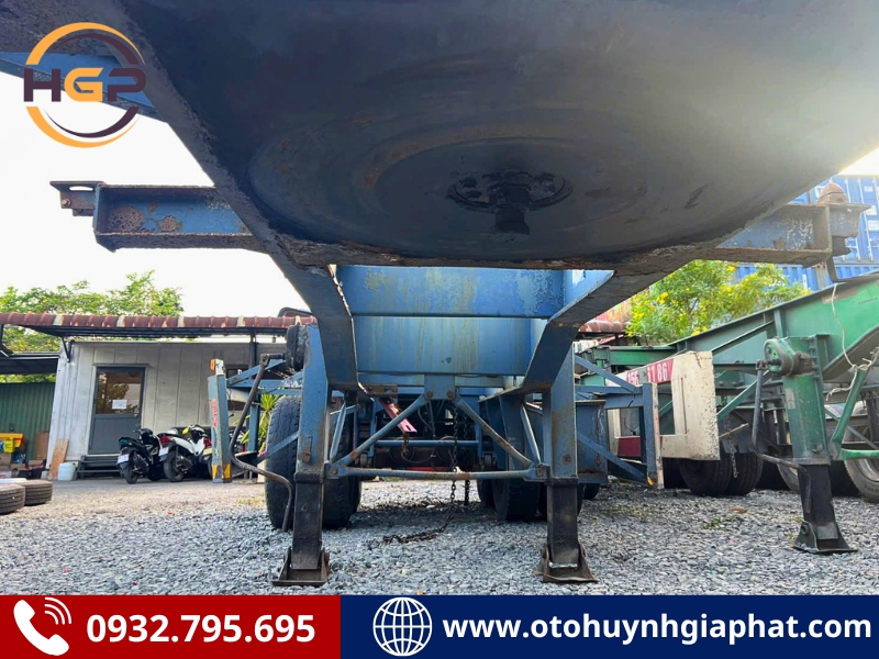 Khung gầm của mooc xương 2 dí 20 feet CPT 2016 cũ