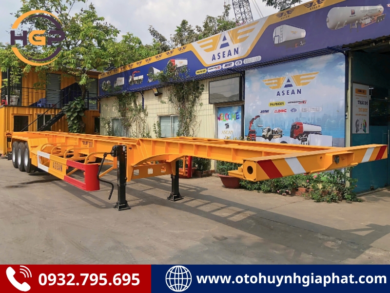 Hàng sẵn - Mooc cổ cò Asean 3 trục 50 feet