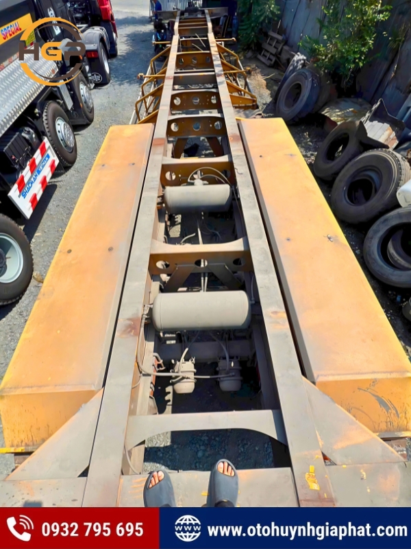 Rơ mooc cổ cò Cimc Shenzhen đã qua sử dụng