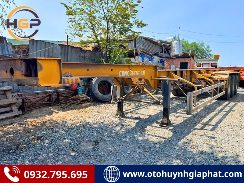 Rơ mooc cổ cò Cimc Shenzhen 2017 cũ